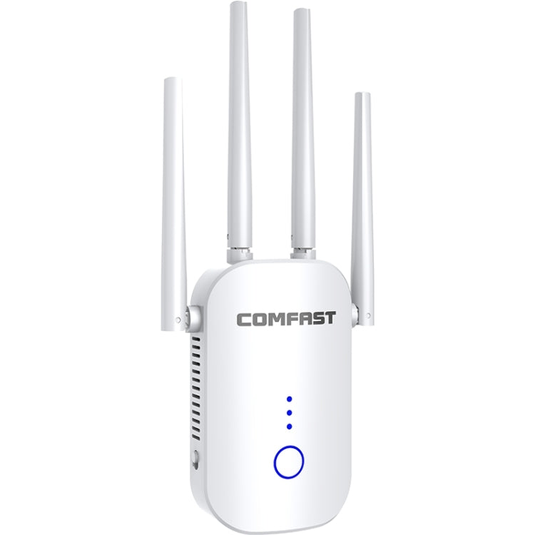 COMFAST CF-WR758AC Dual Frequency 1200Mbps Wireless Repeater 5.8G WIFI Signal Amplifier, CN Plug - Broadband Amplifiers by COMFAST | Online Shopping UK | buy2fix