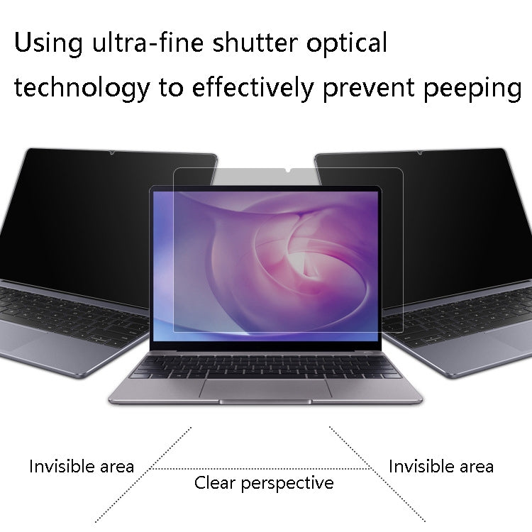 Laptop Anti-Peep Film Anti-Peeping Matte Reflective Screen Protective Film For Huawei MateBook X 13 inch (Full Glue) - Computer & Networking by buy2fix | Online Shopping UK | buy2fix