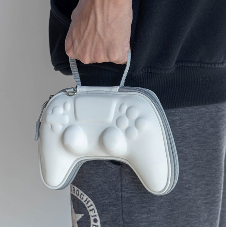 2 PCS Gamepad Storage Bag EVA Portable Protective Cover For PS5(White) - Bags by buy2fix | Online Shopping UK | buy2fix