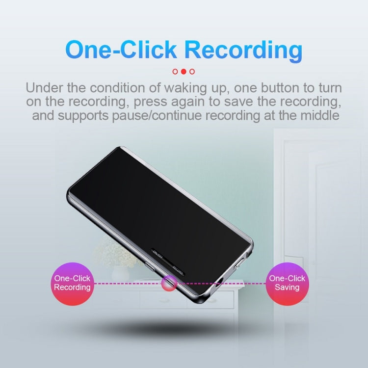 M13 High-Definition Noise Reduction Recorder Music MP4 Player, Support Recording / E-Book / TF Card With Bluetooth (Black), Capacity: 4GB - Consumer Electronics by buy2fix | Online Shopping UK | buy2fix