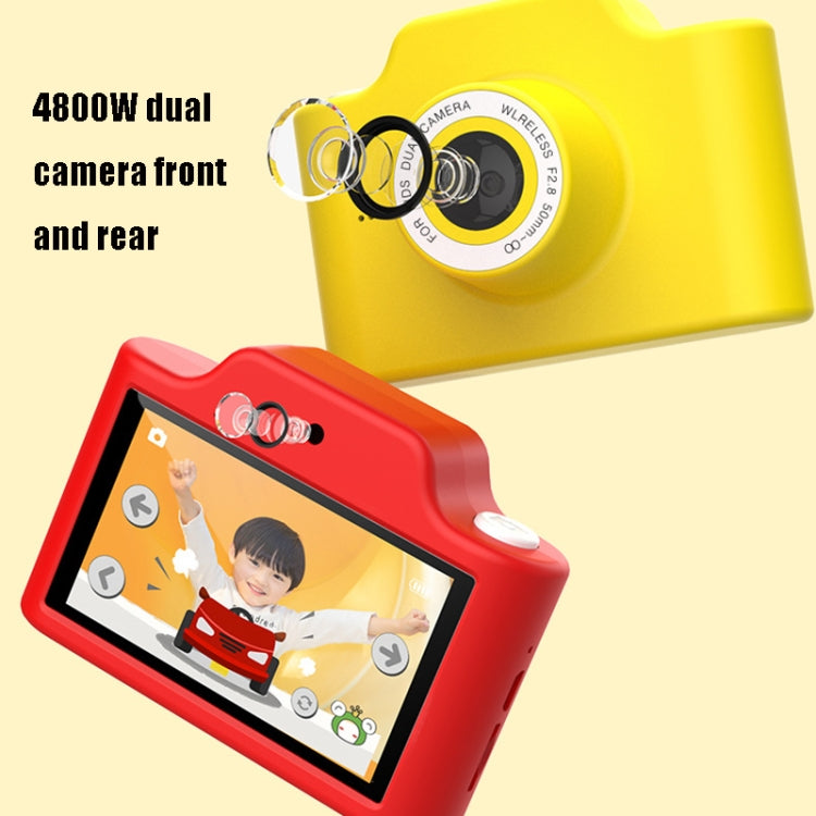 C4 Children WiFi Racing Style Touch Screen Dual-Lens Digital Camera with 32GB TF Memory(Red) - Consumer Electronics by buy2fix | Online Shopping UK | buy2fix