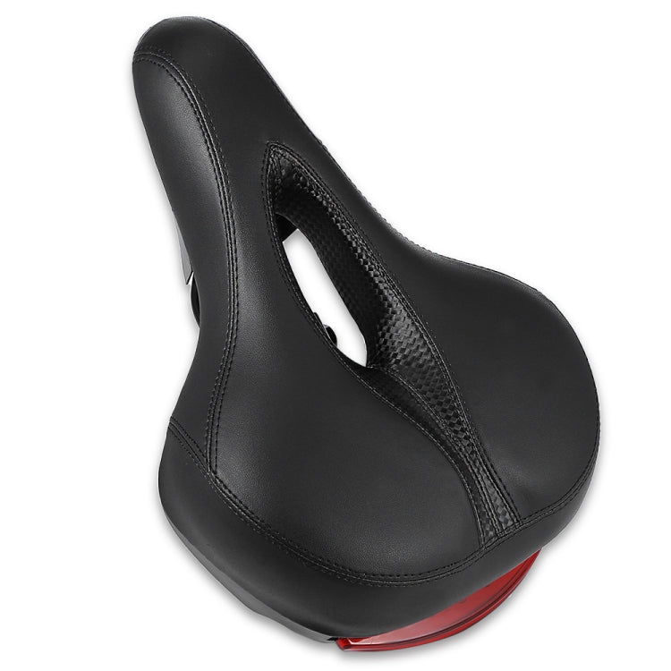 Bicycle Cushion With Lamp Bicycle Saddle Mountain Bike Saddle(Black) - Outdoor & Sports by buy2fix | Online Shopping UK | buy2fix