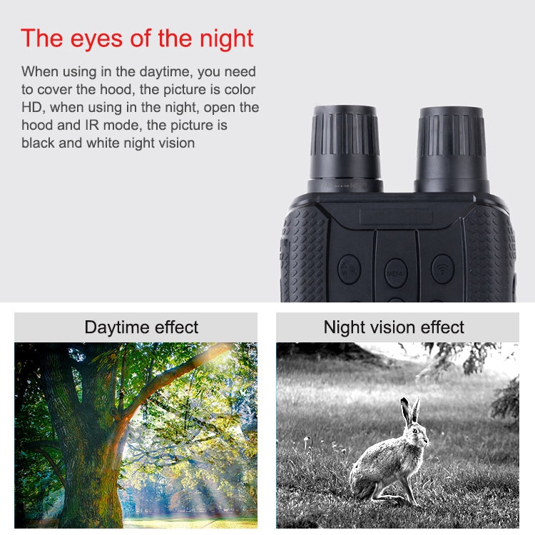 Outdoor HD Binoculars With WIFI Detection & Shooting Infrared Night Vision Device - Binoculars by buy2fix | Online Shopping UK | buy2fix