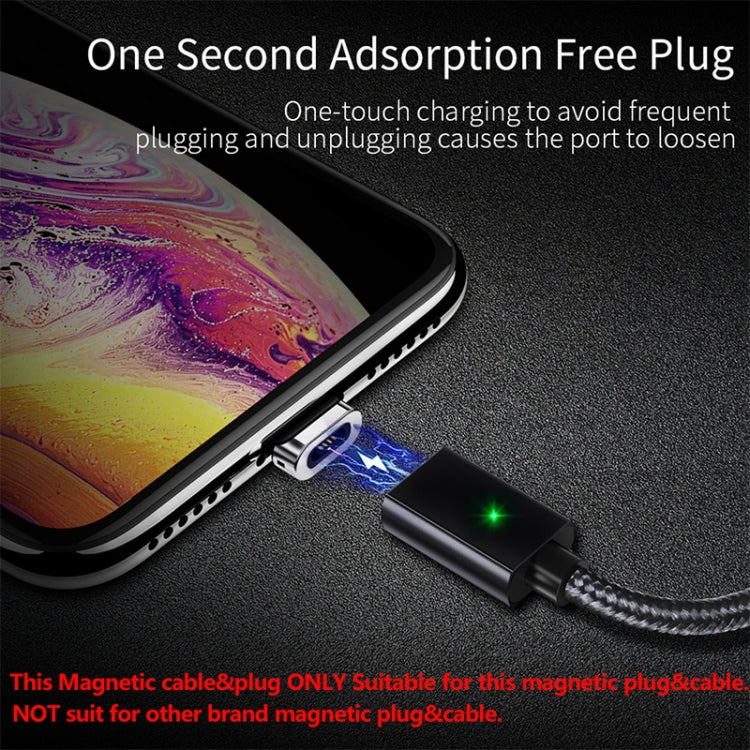2 PCS ESSAGER Smartphone Fast Charging and Data Transmission Magnetic Cable with Micro USB Magnetic Head, Cable Length: 1m(Black) - Mobile Accessories by buy2fix | Online Shopping UK | buy2fix