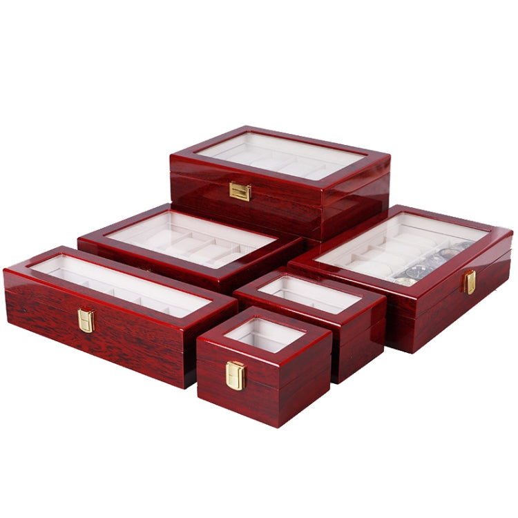 Wooden Baking Paint Watch Box Jewelry Storage Display Box(6+3 Double-layer Paint) - Watch Storages by buy2fix | Online Shopping UK | buy2fix