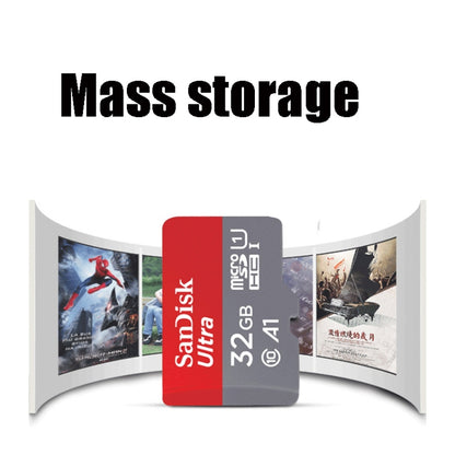 SanDisk A1 Monitoring Recorder SD Card High Speed Mobile Phone TF Card Memory Card, Capacity: 256GB-100M/S - Micro SD Card by SanDisk | Online Shopping UK | buy2fix