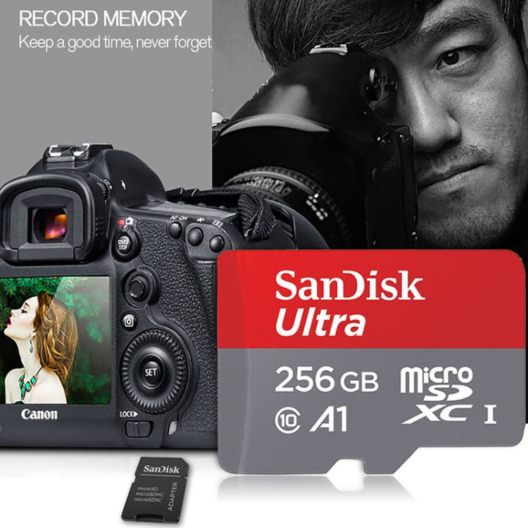 SanDisk A1 Monitoring Recorder SD Card High Speed Mobile Phone TF Card Memory Card, Capacity: 256GB-100M/S - Micro SD Card by SanDisk | Online Shopping UK | buy2fix