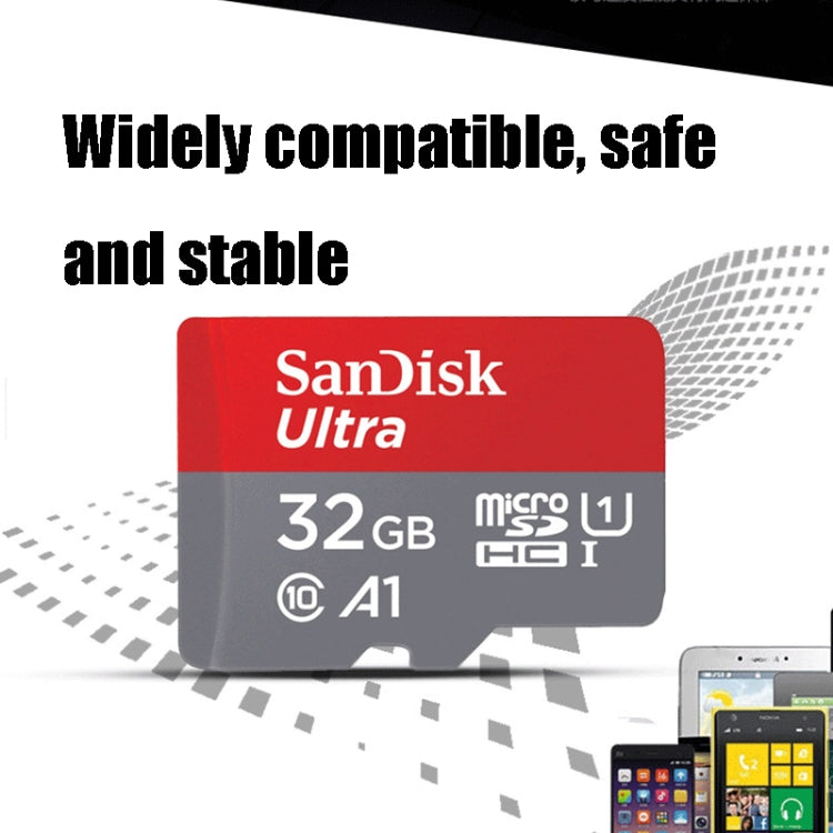 SanDisk A1 Monitoring Recorder SD Card High Speed Mobile Phone TF Card Memory Card, Capacity: 256GB-100M/S - Micro SD Card by SanDisk | Online Shopping UK | buy2fix