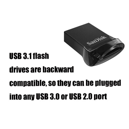 SanDisk CZ430 USB 3.1 Mini Computer Car U Disk, Capacity: 128GB - USB Flash Drives by SanDisk | Online Shopping UK | buy2fix