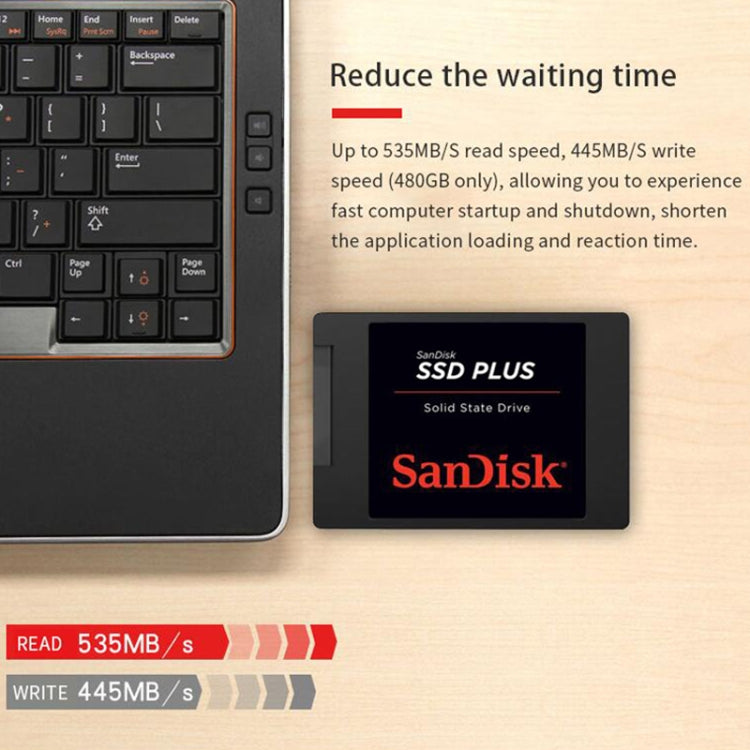 SanDisk SDSSDA 2.5 inch Notebook SATA3 Desktop Computer Solid State Drive, Capacity: 1TB - Computer & Networking by SanDisk | Online Shopping UK | buy2fix