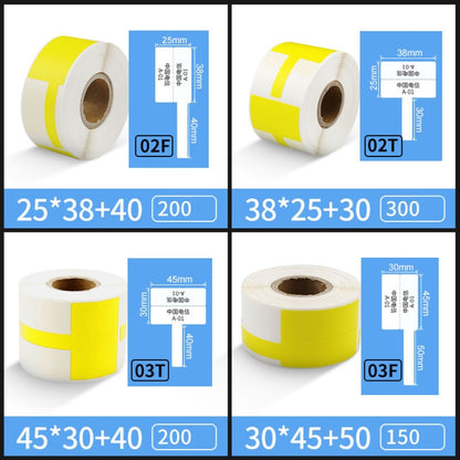 Printing Paper Cable Label For NIIMBOT B50 Labeling Machine(03T-White) - Printer Accessories by NIIMBOT | Online Shopping UK | buy2fix