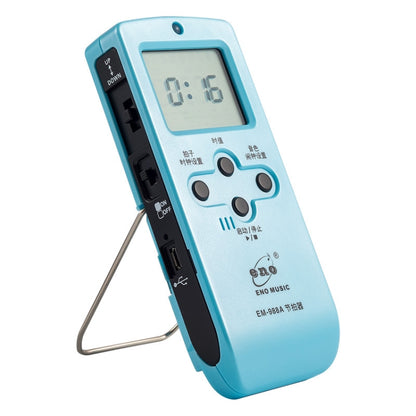 ENO EM-988A Electronic Vocal Rechargeable Metronome For Piano/Guitar/Drum/Guzheng/Violin(Blue) - Stringed Instruments by buy2fix | Online Shopping UK | buy2fix