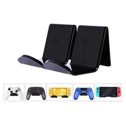 3 PCS Stick-On Headset Bracket Wall-Mounted Gamepad Bracket(Transparent) - Headset Stand by buy2fix | Online Shopping UK | buy2fix