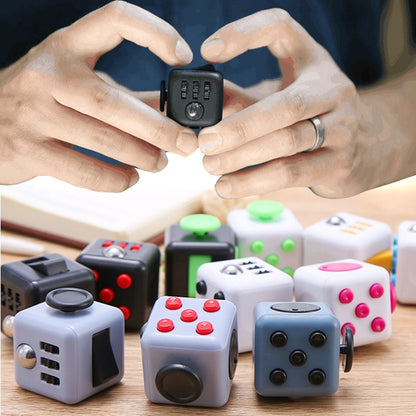 3 PCS Decompression Cube Toy Adult Decompression Dice, Colour:  White + Orange - Magic Cubes by buy2fix | Online Shopping UK | buy2fix