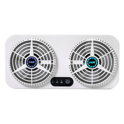 USB Interface Car Cooling Device Car Exhaust Air Circulation Exhaust Fan Car Changing Fan(White) - Heating & Fans by buy2fix | Online Shopping UK | buy2fix