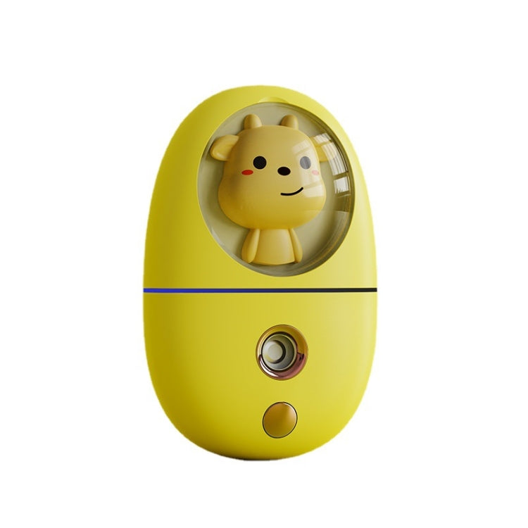 Cartoon Cute Pet Moisturizing Iinstrument Beauty Cold Spray Steaming Facial Instrument Facial Moisturizing Sprayer(Yellow) - Air Purifiers & Parts by buy2fix | Online Shopping UK | buy2fix