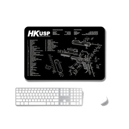 2 PCS Heat Transfer Non-Slip Single-Sided Office Gaming Mouse Pad 5mm(HK-USP10) - Mouse Pads by buy2fix | Online Shopping UK | buy2fix