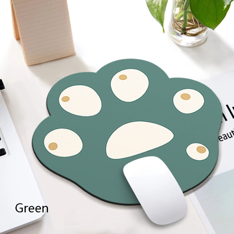 3 PCS XH12 Cats Claw Cute Cartoon Mouse Pad, Size: 280 x 250 x 3mm(Green) - Mouse Pads by buy2fix | Online Shopping UK | buy2fix