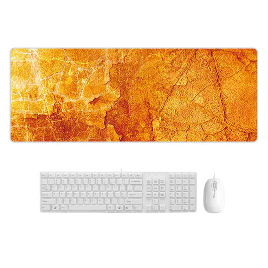 300x700x3mm Marbling Wear-Resistant Rubber Mouse Pad(Yellow Marble) - Mouse Pads by buy2fix | Online Shopping UK | buy2fix