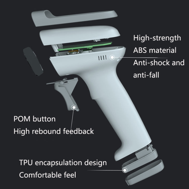 Deli 14881S Handheld Scanner Supermarket Express Single Wireless Scanner(White) - Portable Scanner by Deli | Online Shopping UK | buy2fix