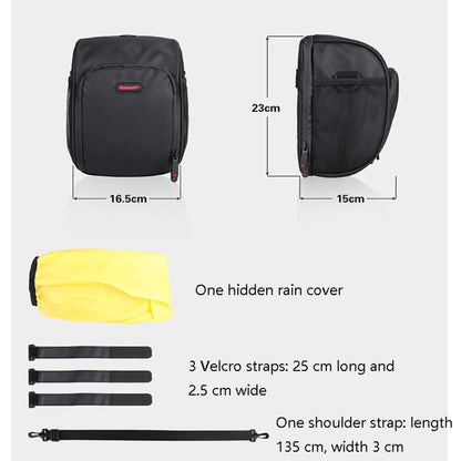 Rhinowalk TF920 Bicycle Handlebar Bag Multi-Function Big Capacity Bicycle Front Bag(Bue) - Bicycle Bags by Rhinowalk | Online Shopping UK | buy2fix