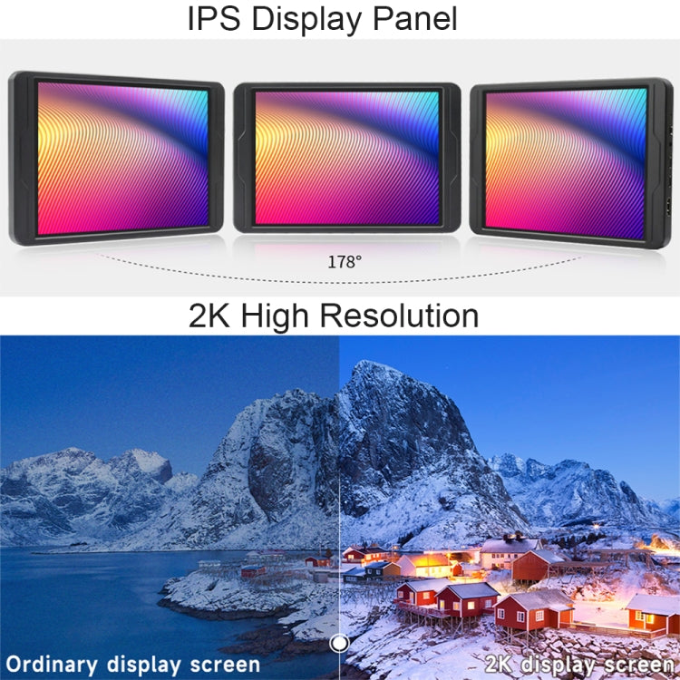 Waveshare 8 Inch 2K IPS 1536×2048 Optical Bonding Toughened Glass Panel Touch Display, Plug:EU Plug - Consumer Electronics by buy2fix | Online Shopping UK | buy2fix