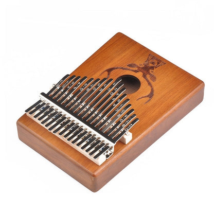 17-Tone Beginner Finger Piano Deer Head Kalimba Thumb Piano(Retro) - Keyboard Instruments by buy2fix | Online Shopping UK | buy2fix