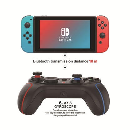 Wireless Gamepad With Wake-Up For Nintendo Switch/Android/IOS/PC, Style: S818 Green Black - Gamepads by buy2fix | Online Shopping UK | buy2fix