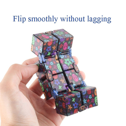 3 PCS Infinite Magic Cube Halloween & Christmas Theme Decompression Pocket Cube Second Order Cube Toy(NO.335K-1 Christmas Pink) - Magic Cubes by buy2fix | Online Shopping UK | buy2fix
