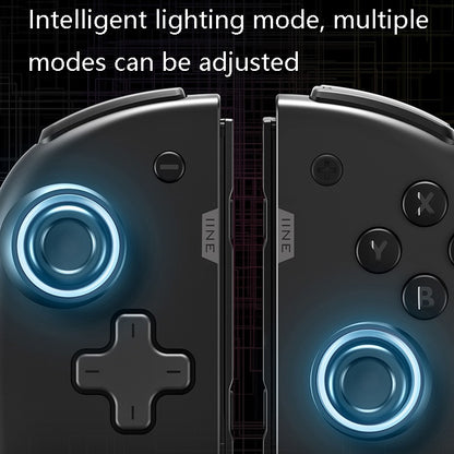 IINE Wireless Bluetooth Gamepad Wake-Up Left Right Handle For Nintendo Switch / Lite, Product color: Transparent - Gamepads by IINE | Online Shopping UK | buy2fix