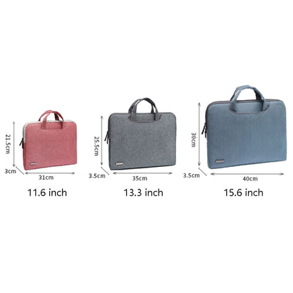 LiSEN LS-116 Simple Laptop Bag Business Laptop Liner Bag, Size: 13.3 inch(Snowflake Nylon Dark Blue) - 13.3 inch by LiSEN | Online Shopping UK | buy2fix