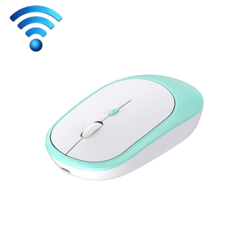 M030 4 Keys 1600DPI Laptop Office Mute Mouse, Style: Wireless (Blue) - Wireless Mice by buy2fix | Online Shopping UK | buy2fix