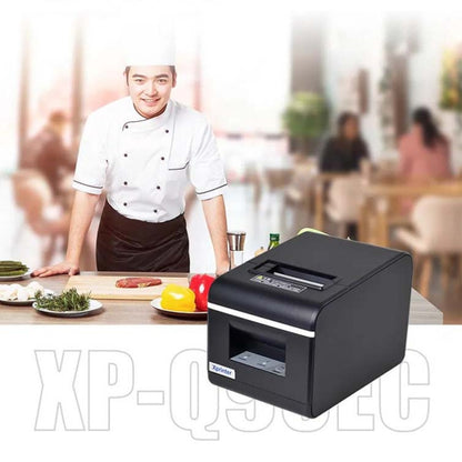 Xprinter XP-Q90EC 58mm Portable Express List Receipt Thermal Printer, Style:LAN Port(UK Plug) - Consumer Electronics by Xprinter | Online Shopping UK | buy2fix