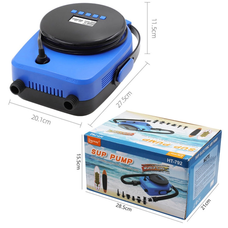 HT-792 12V SUP Paddle Board Car Electric Air Pump(Blue) - In Car by buy2fix | Online Shopping UK | buy2fix