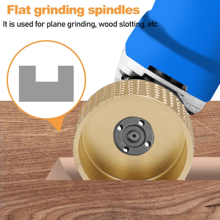 Corner Grinder Polishing Plate Woodworking Polishing Flat Disc(75mm Gold) - Abrasive Tools & Accessories by buy2fix | Online Shopping UK | buy2fix