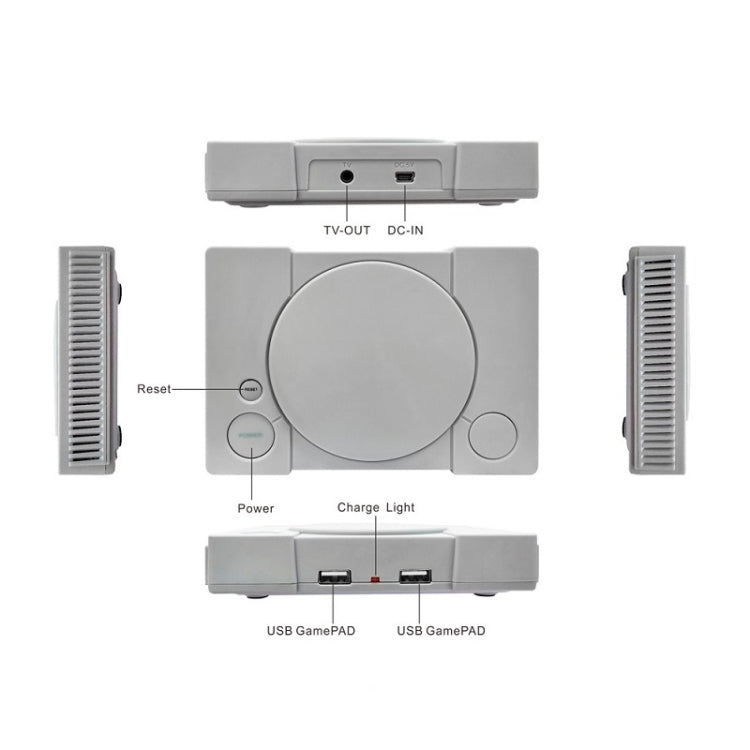 8-Bit Mini Double Players TV Game Console Built-in 620 Games(EU Plug) - Pocket Console by buy2fix | Online Shopping UK | buy2fix