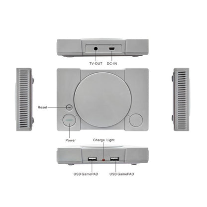 8-Bit Mini Double Players TV Game Console Built-in 620 Games(EU Plug) - Pocket Console by buy2fix | Online Shopping UK | buy2fix