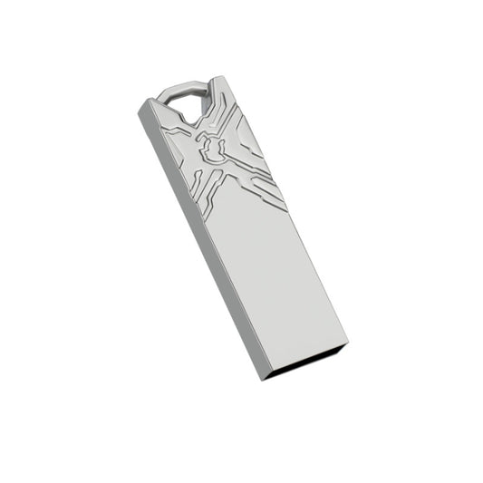 Jg1 USB 2.0 High-Speed Metal Engraving Car USB Flash Drives, Capacity: 8GB(White) - USB Flash Drives by buy2fix | Online Shopping UK | buy2fix