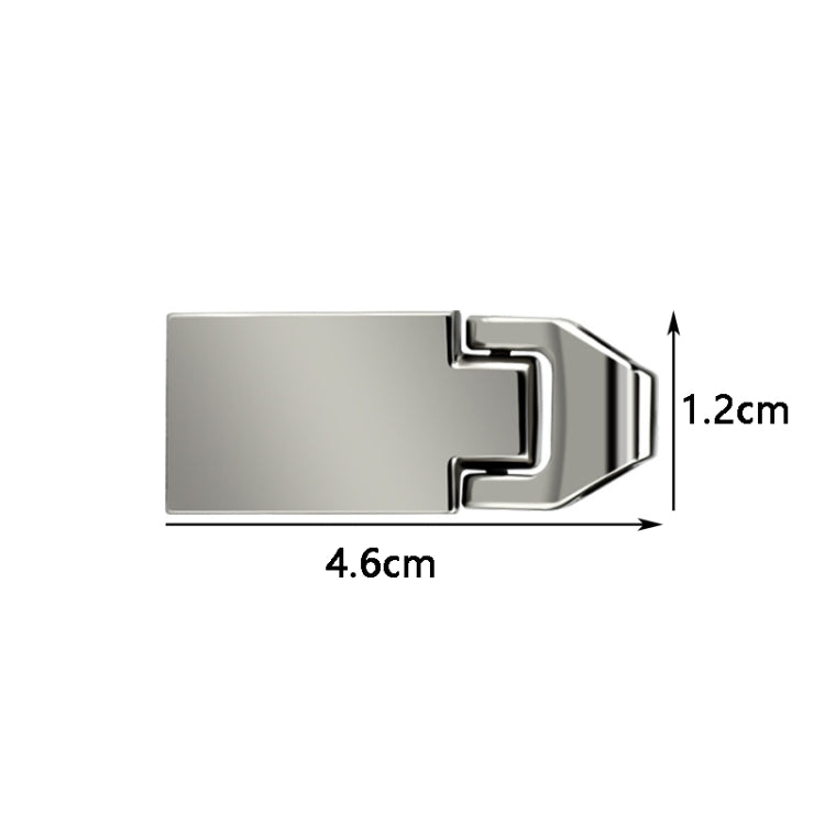 It02 High-Speed USB 2.0 Chain Buckle Metal USB Flash Drives, Capacity: 4GB(White) - USB Flash Drives by buy2fix | Online Shopping UK | buy2fix