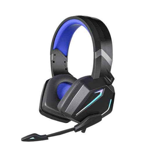 Soyto SY-G20 RGB Dual Streamer Gaming Computer Headset, Style: Lighting Version (Black Blue) - Multimedia Headset by Soyto | Online Shopping UK | buy2fix