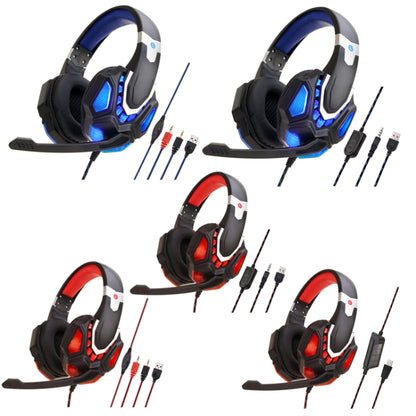 Soyto G10 Gaming Computer Headset For PS4 (Black Blue) - Multimedia Headset by Soyto | Online Shopping UK | buy2fix