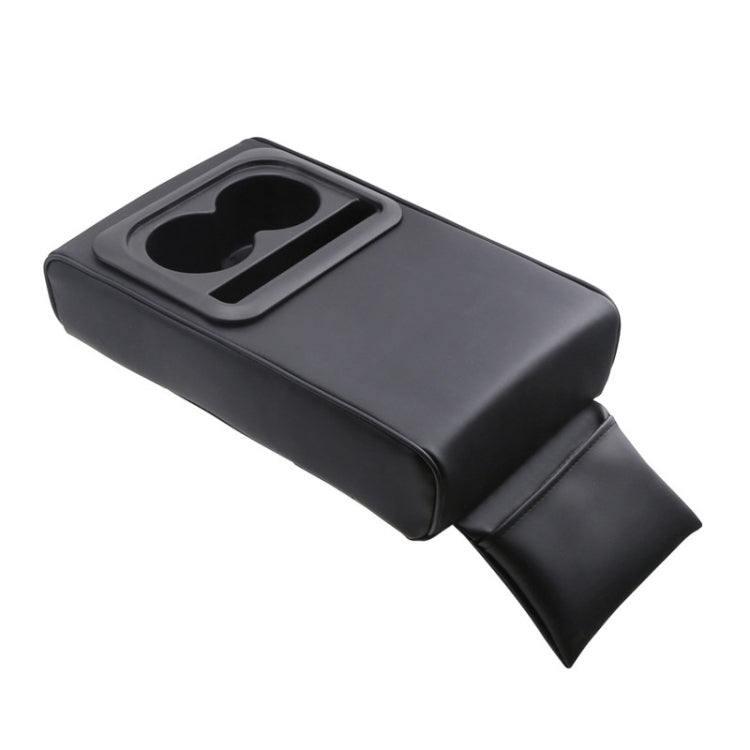 Car Armrest Box Increased Support With Rear Seat Water Cup Holder(Black) - Seat Accessories by buy2fix | Online Shopping UK | buy2fix