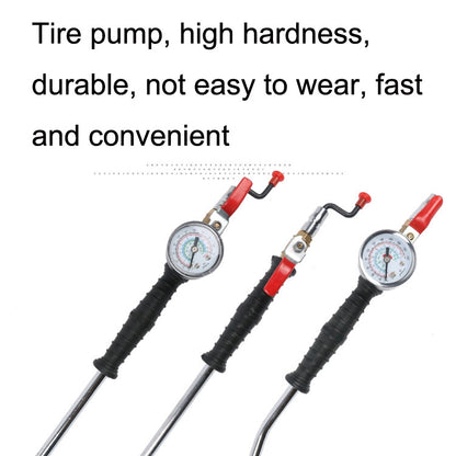 Car Tire Double-Ended Air Nozzle, Specification: Straight Handle With Gaselet - In Car by buy2fix | Online Shopping UK | buy2fix