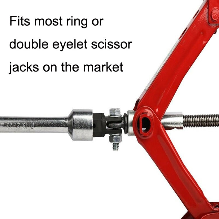 TO-OL009 Car Scissors Jack Adapter(Black) - In Car by buy2fix | Online Shopping UK | buy2fix