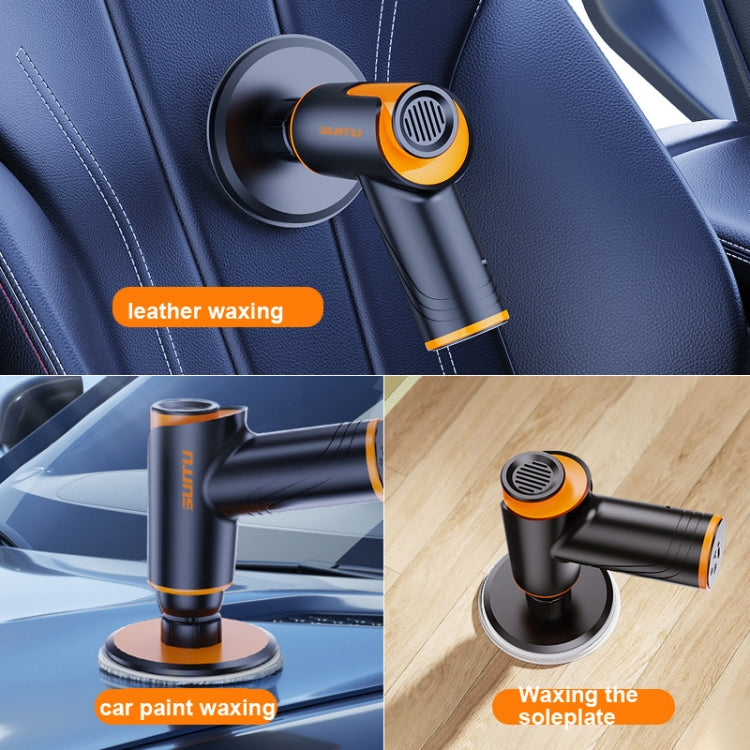 SUITU ST-6602 100W 1800RPM Wireless Car Waxing Machine Car Polishing Machine(Orange) - In Car by buy2fix | Online Shopping UK | buy2fix