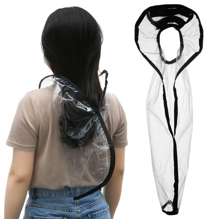 2 PCS Household Hair Salon Hooded Oil-Dyed Shampoo Shawl(Black) - Hair Trimmer by buy2fix | Online Shopping UK | buy2fix