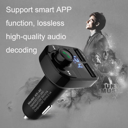 HY82 Car MP3 Bluetooth Receiver Dual USB Car Charger, Specification: Regular Version - In Car by buy2fix | Online Shopping UK | buy2fix