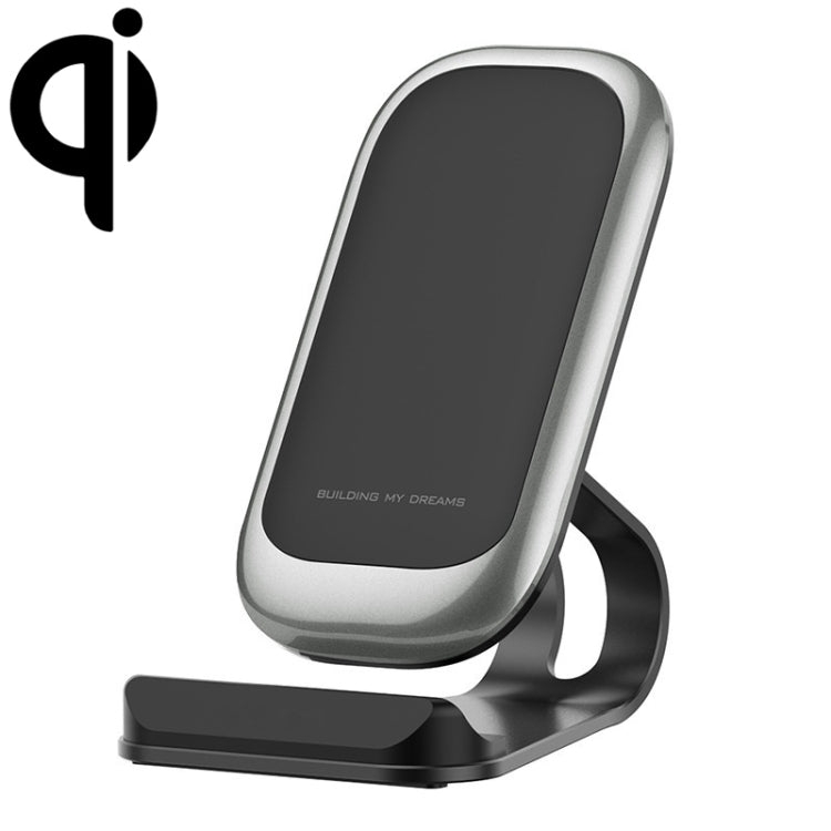Z01 15W Multifunctional Desktop Wireless Charger with Stand Function, Spec: MCU (Silver) - Wireless Charger by buy2fix | Online Shopping UK | buy2fix