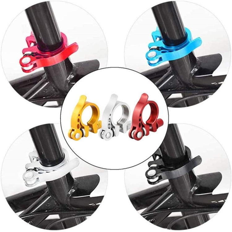 5 PCS Bicycle Accessories Quick Release Clip Road Bike Seatpost Clamp, Size: 28.6mm(Red) - Outdoor & Sports by buy2fix | Online Shopping UK | buy2fix