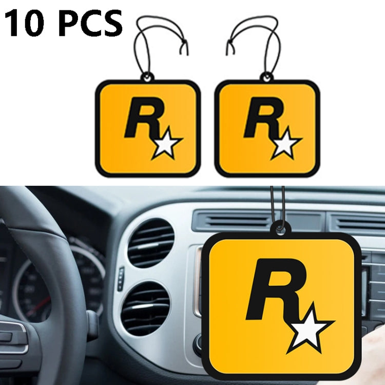 10 PCS Car Perfume Pendant Fragrance Decoration(R Star) - In Car by buy2fix | Online Shopping UK | buy2fix